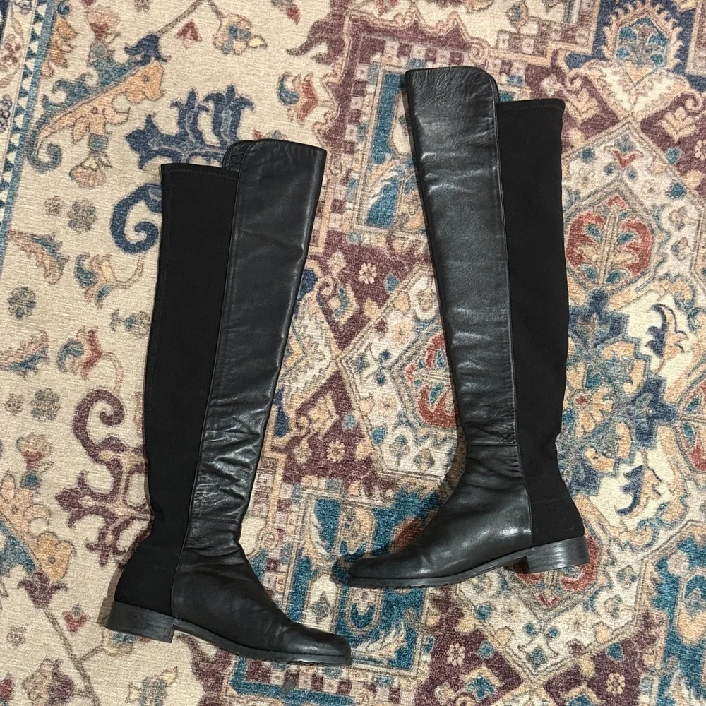 • Stuart WEITZMAN • Women’s 50/50 Over the Knee Boots
Leather Black 9 - Picture 4 of 6
